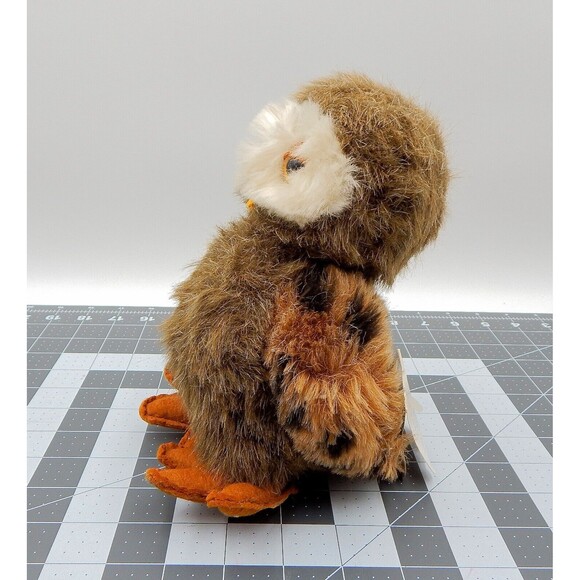 Vintage R Dakin Owlbert Owl Plush 28-1039 Brown Bird Stuffed Toy Animal 1980 Tag - Picture 2 of 11